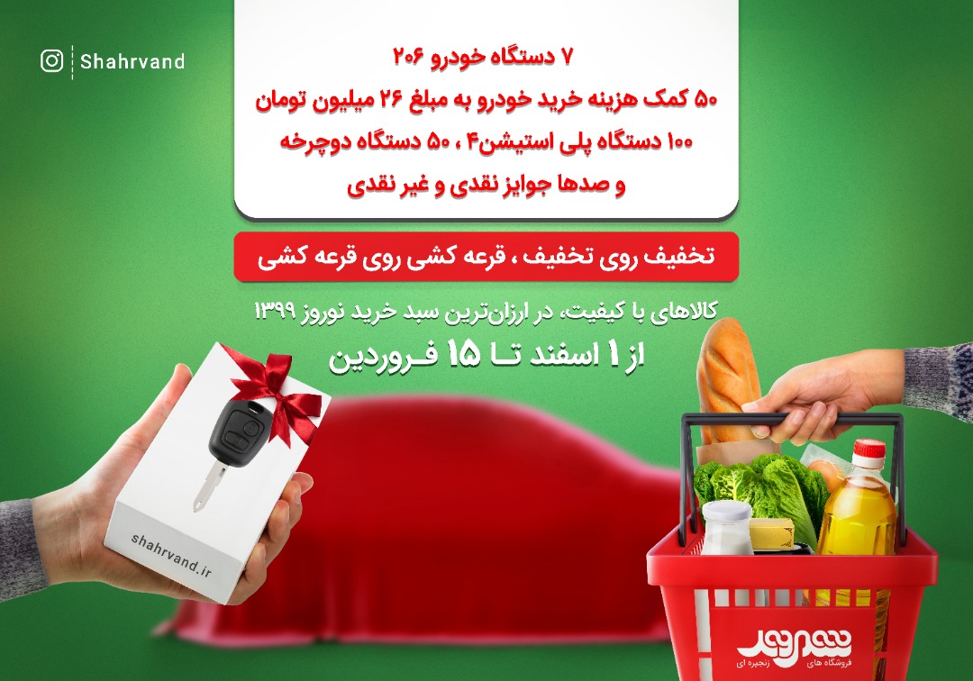 آغاز جشنواره نوروزی شهروند/ یک خرید کوچک و هزاران جایزه بزرگ