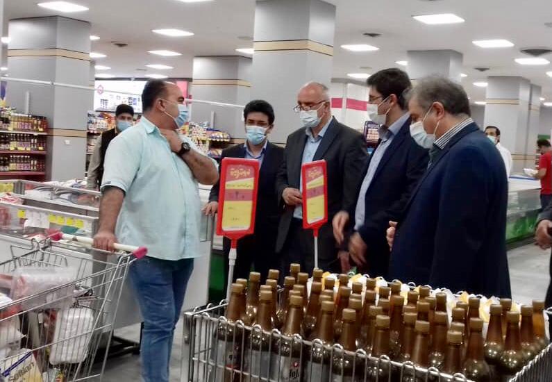 بازدید جلیل نگارنده از فروشگاه شهروند بهاران 