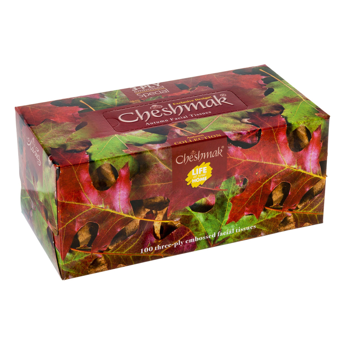 دستمال کاغذی پاییز سه لایه 100 برگ چشمک 