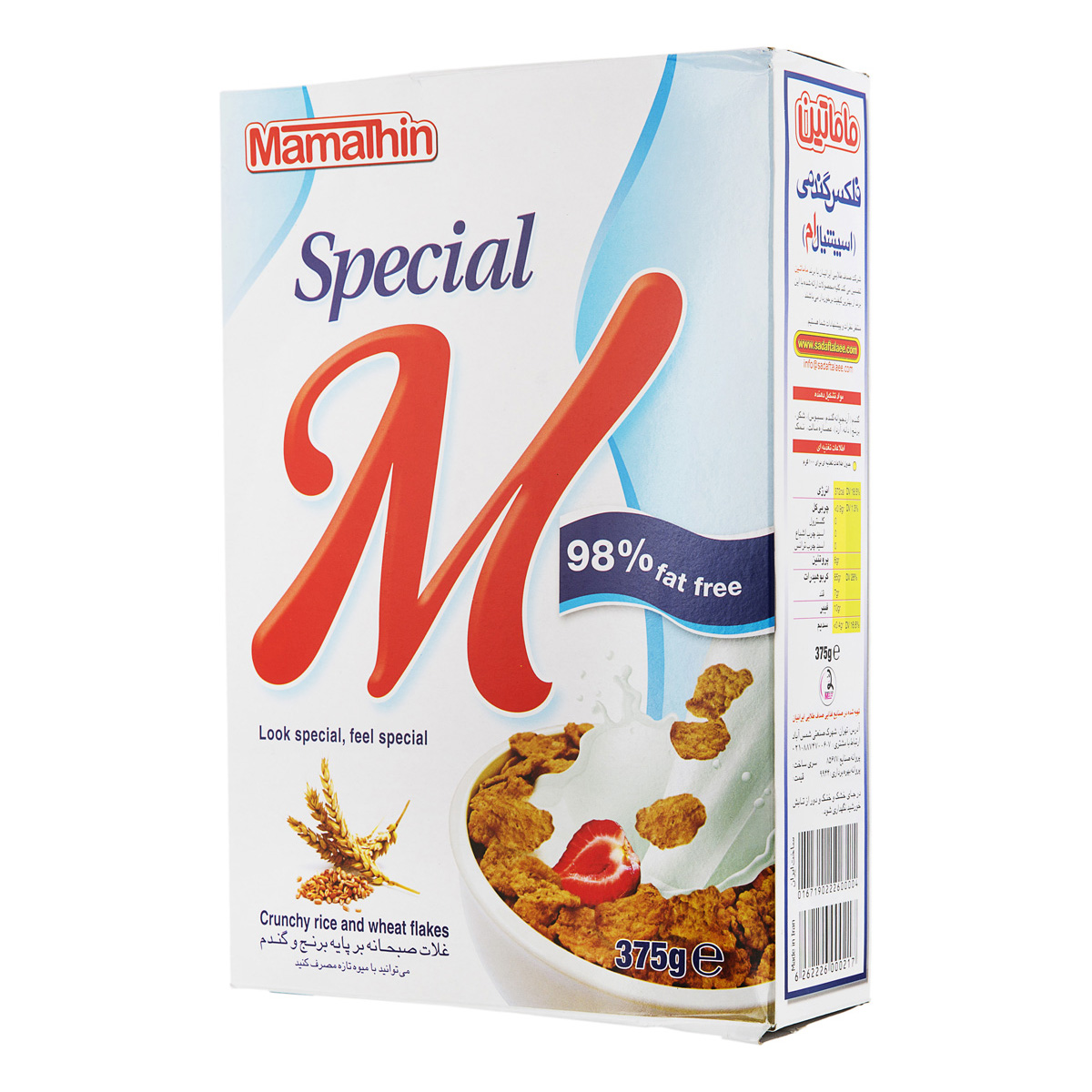 کرن فلکس گندمی اسپشیال ام 375 گرمی ماماتین