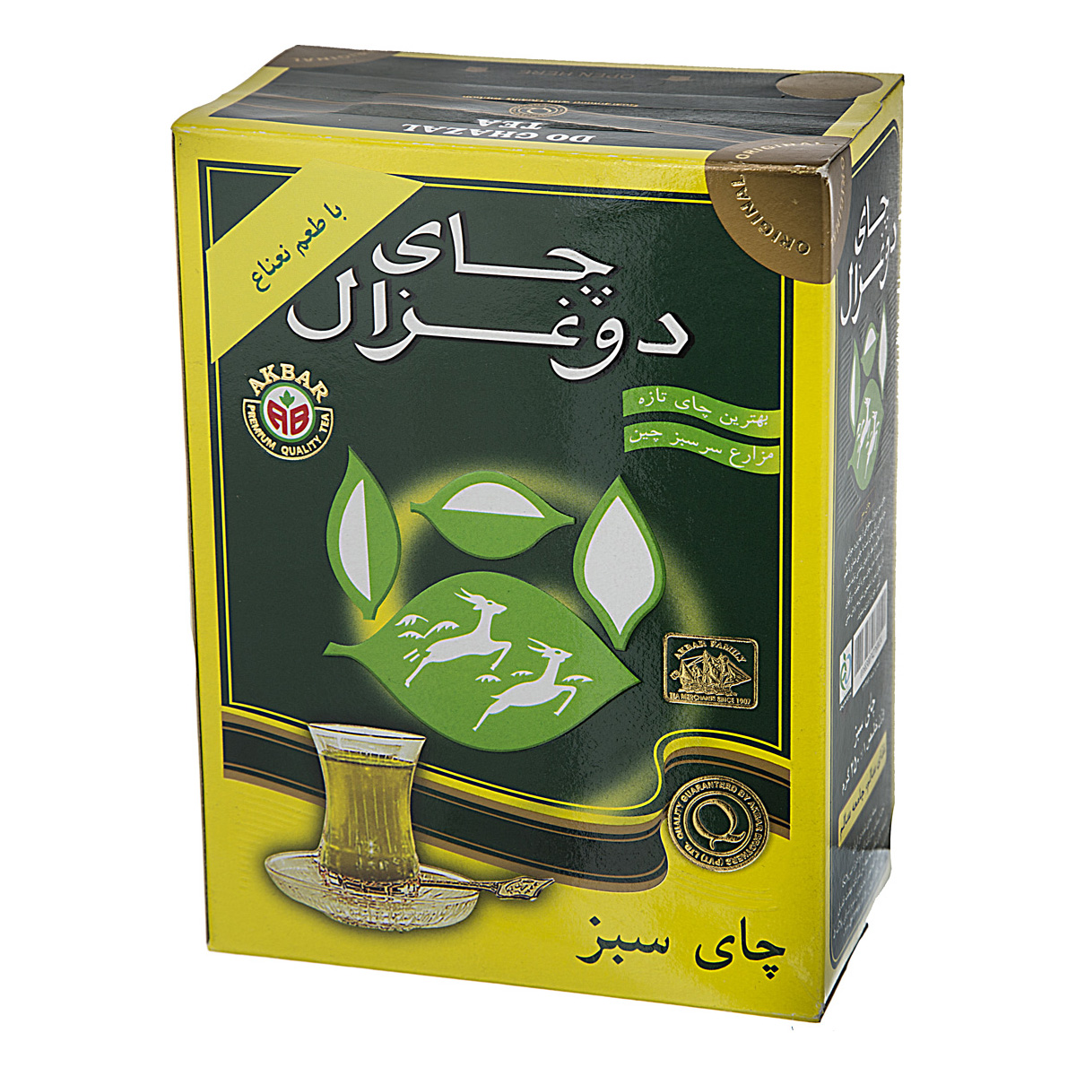 چای سبز با طعم نعنا 250 گرمی دوغزال