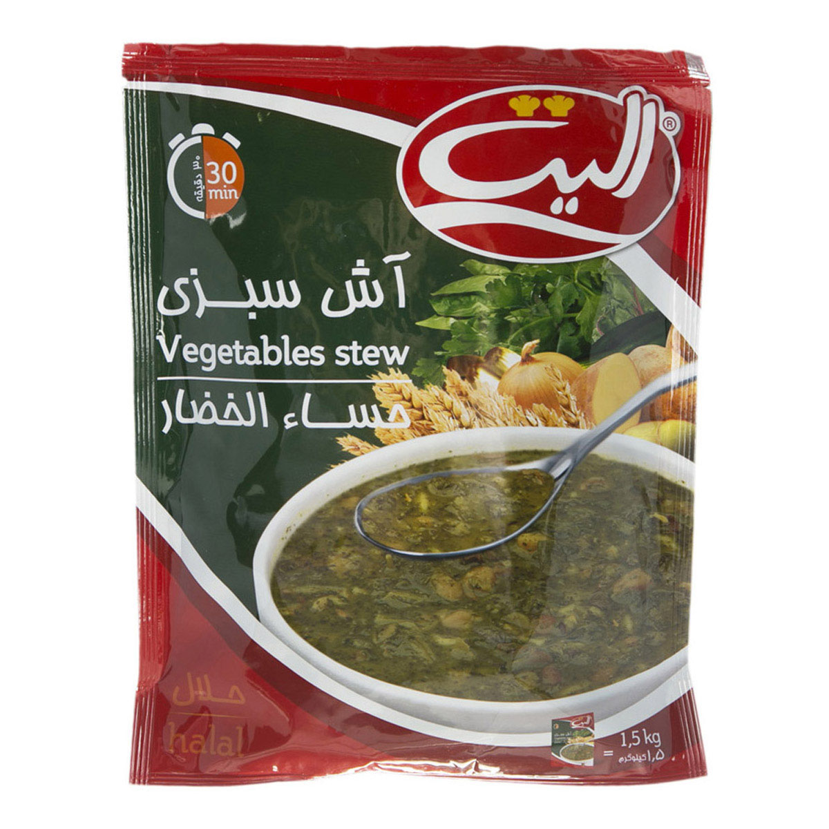 آش سبزیجات 180 گرمی الیت