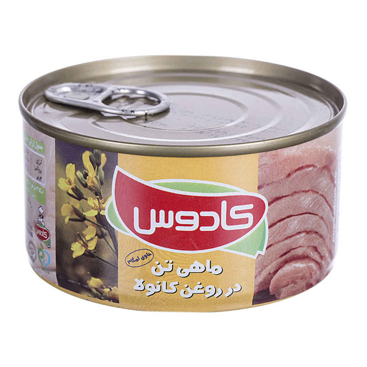 کنسرو ماهی تن در روغن کانولا 180 گرمی کادوس