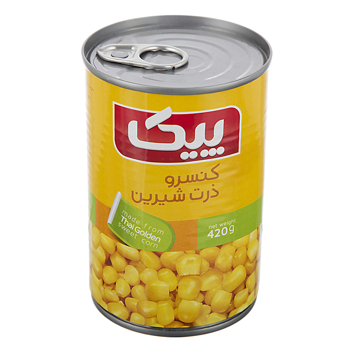 کنسرو ذرت شیرین 420 گرمی پیک
