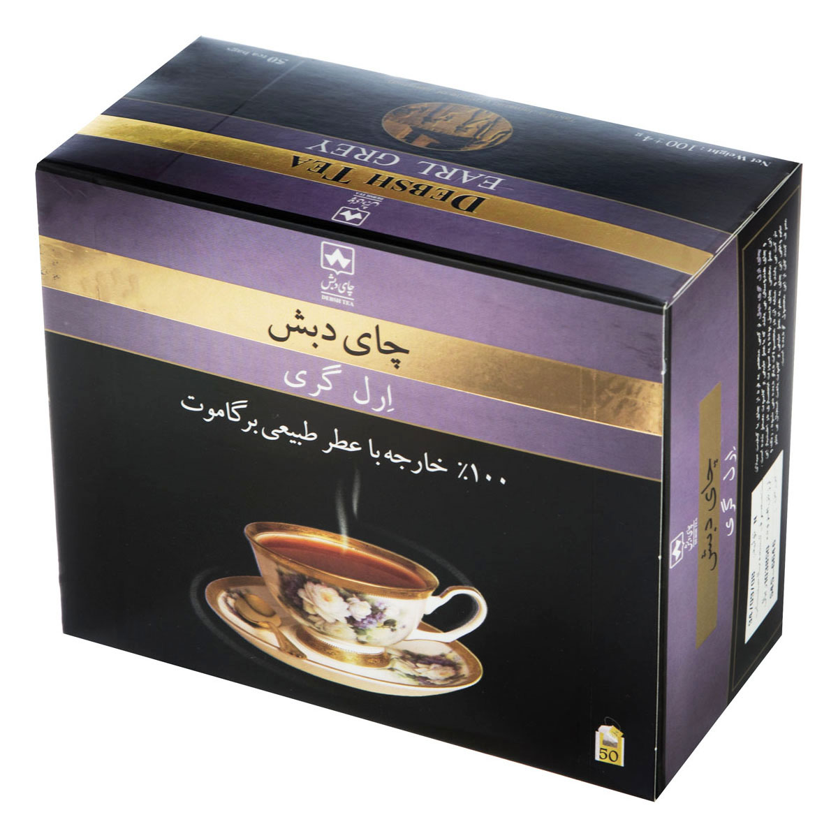 چای کیسه‌ای ارل‌گری 50 عددی دبش