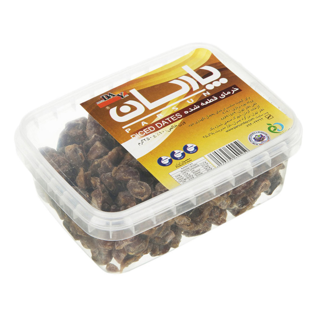 خرما چیپس 250 گرمی  پارسان