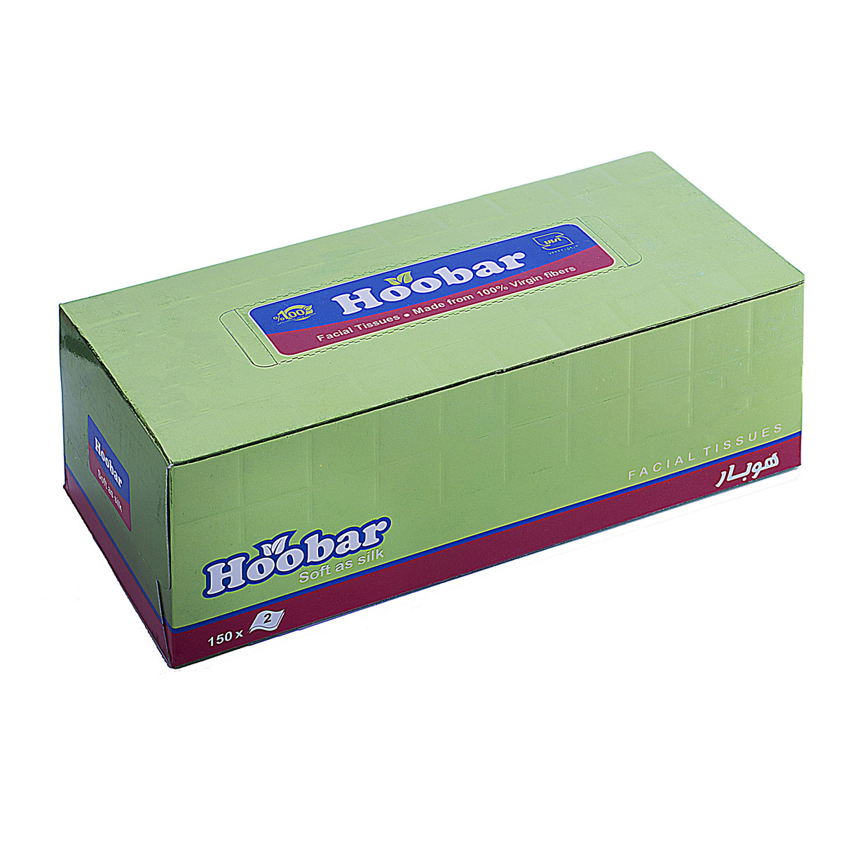 دستمال کاغذی دو لایه 150 برگ هوبار