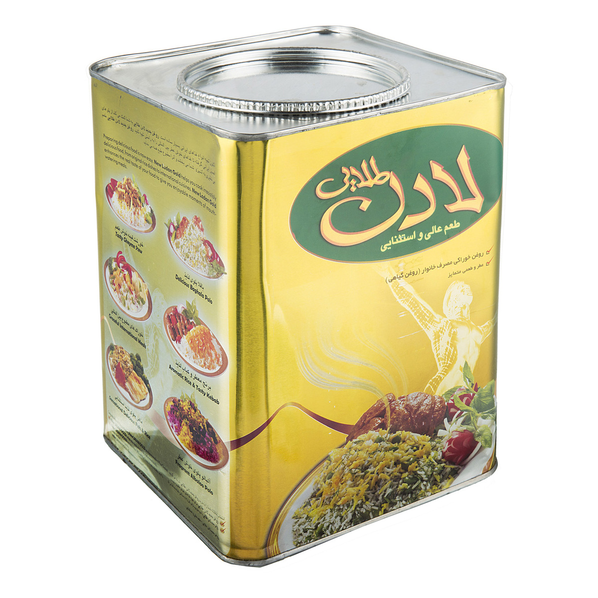 روغن نیمه جامد 4.5 کیلو‌یی لادن‌طلایی