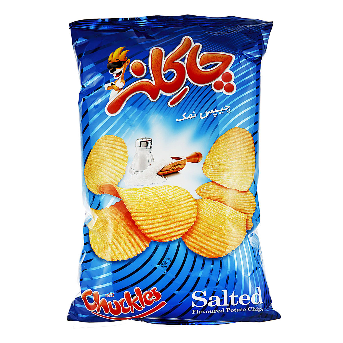 چیپس موجدار نمکی 175 گرمی چاکلز
