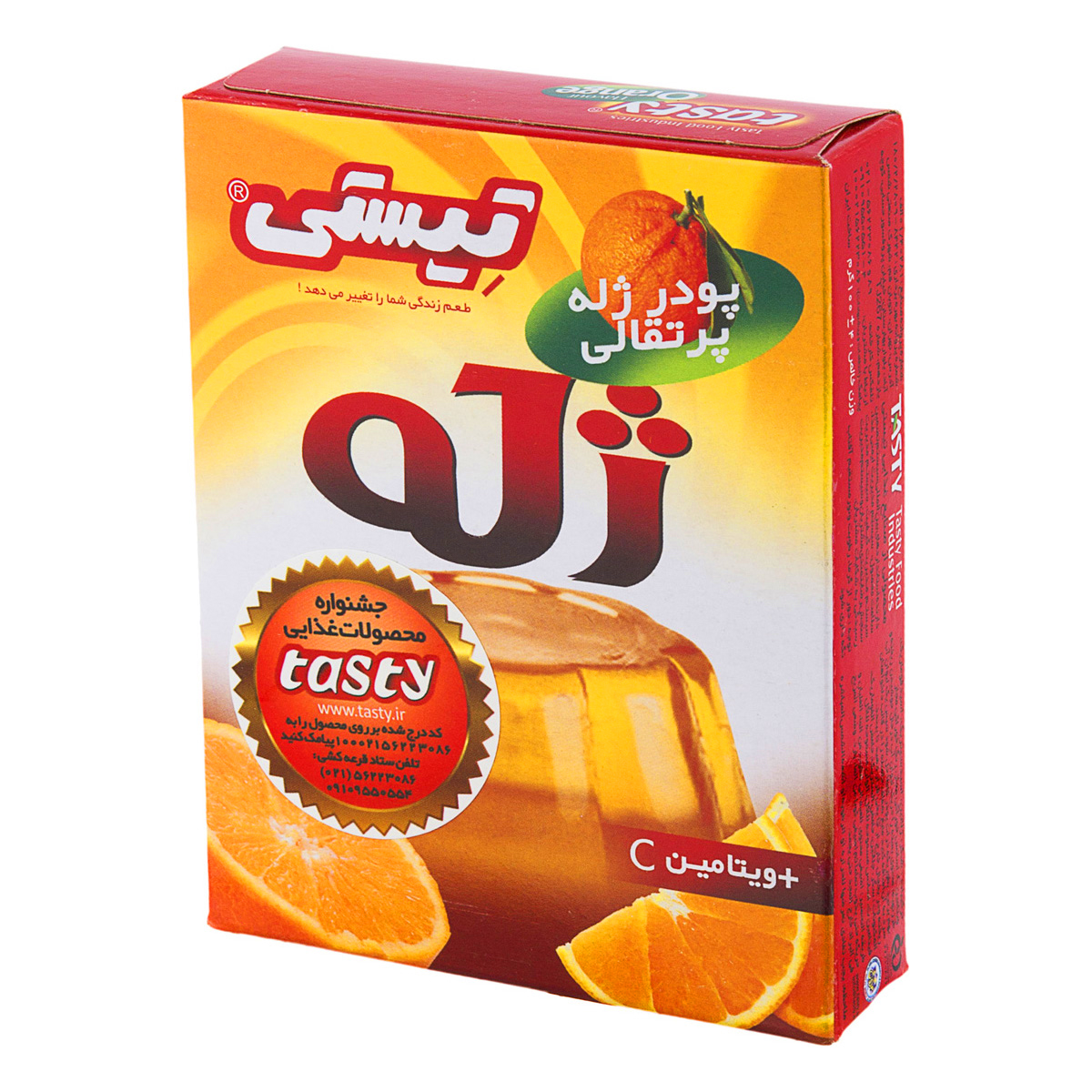 پودر ژله پرتقال 100 گرمی تِیستی