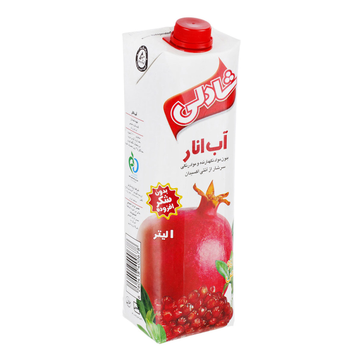 آبمیوه انار 1 لیتری شادلی