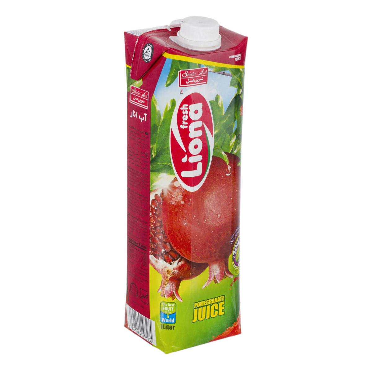 آبمیوه انار لیونا 1 لیتری شیرین‌عسل
