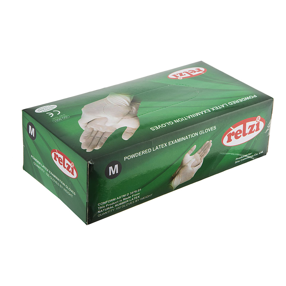 دستکش لاتکس متوسط 100 عددی رزی