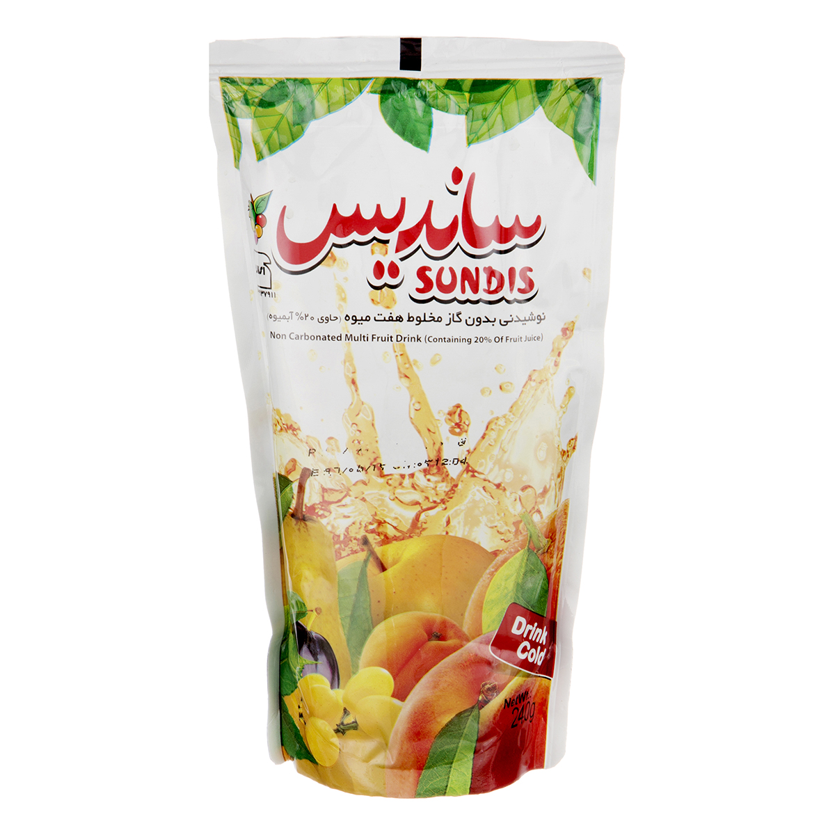 آبمیوه هفت میوه 240 میلی‌لیتری ساندیس