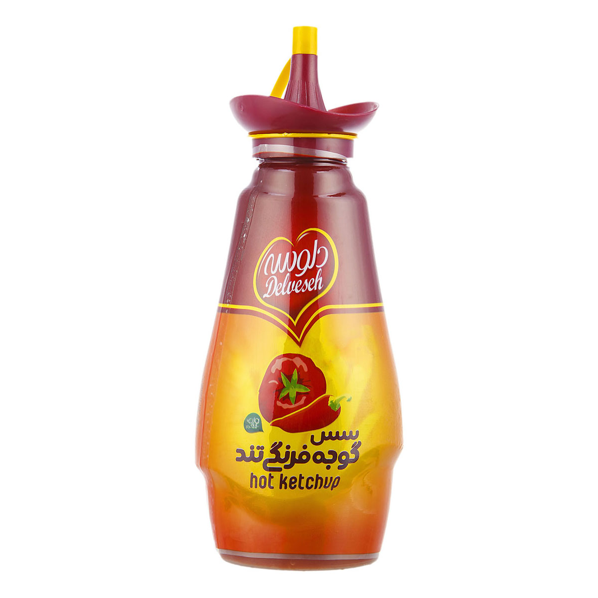 سس گوجه فرنگی تند 450 گرمی دلوسه