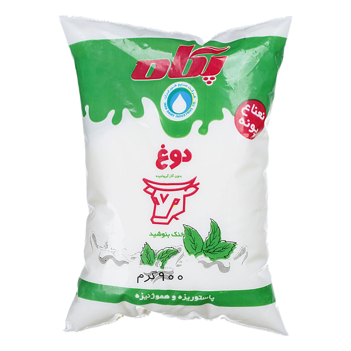 دوغ بدون گاز با طعم نعنا و پونه 900 گرمی پگاه