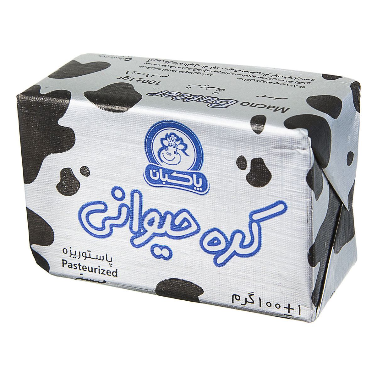 کره حیوانی پاستوریزه 100 گرمی پاکبان