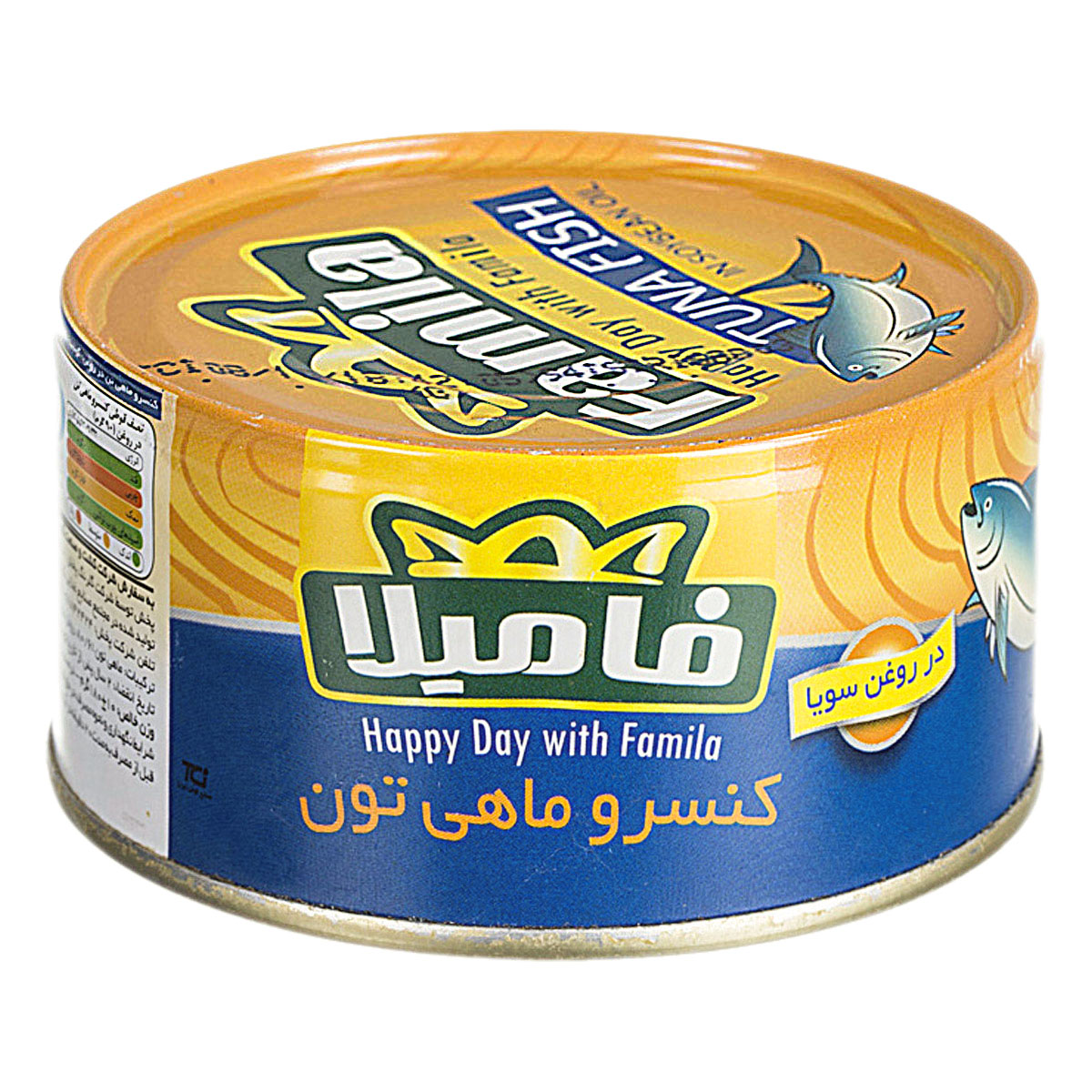 کنسرو ماهی تن در روغن سویا 180 گرمی فامیلا 