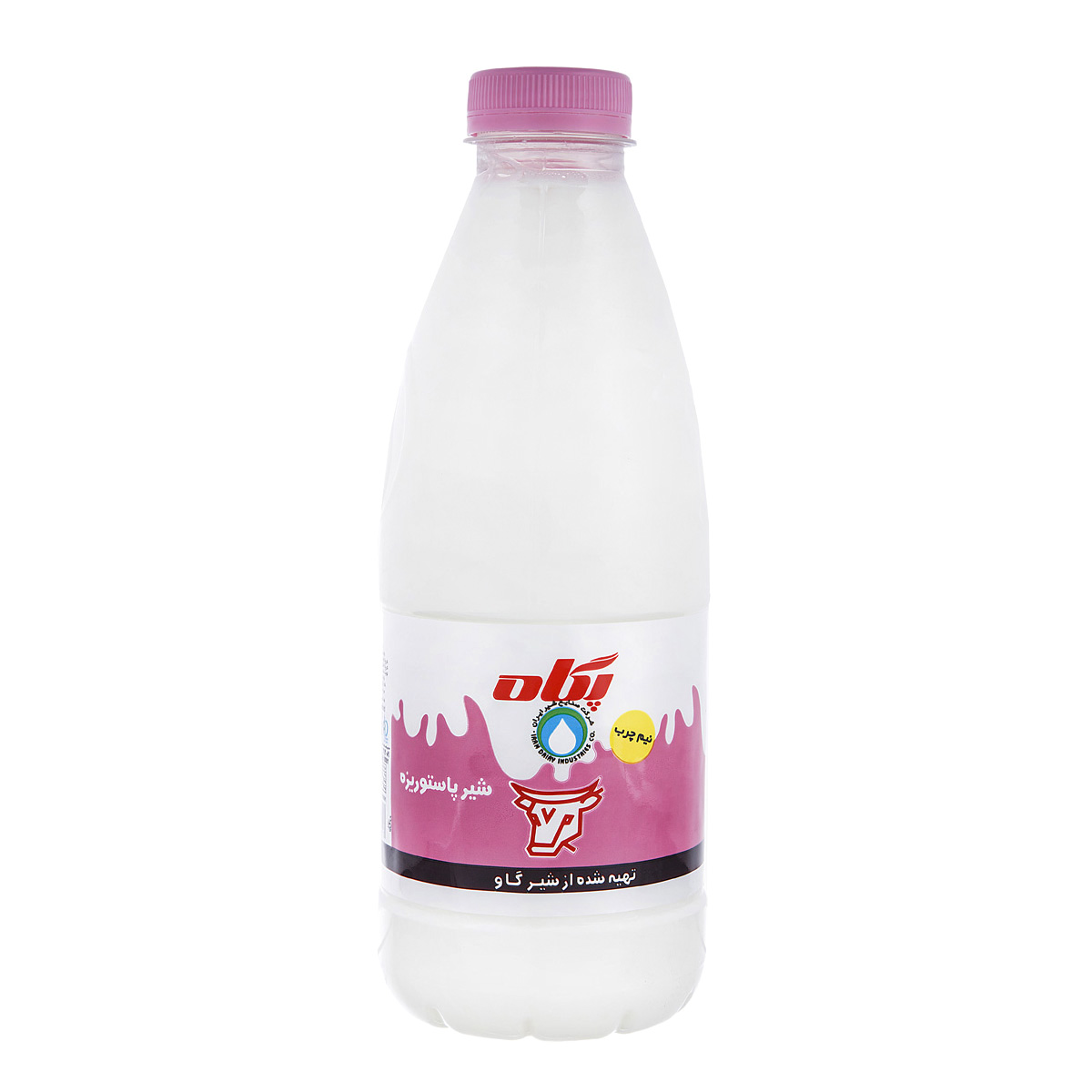 شیر نیم چرب 1 لیتری پگاه