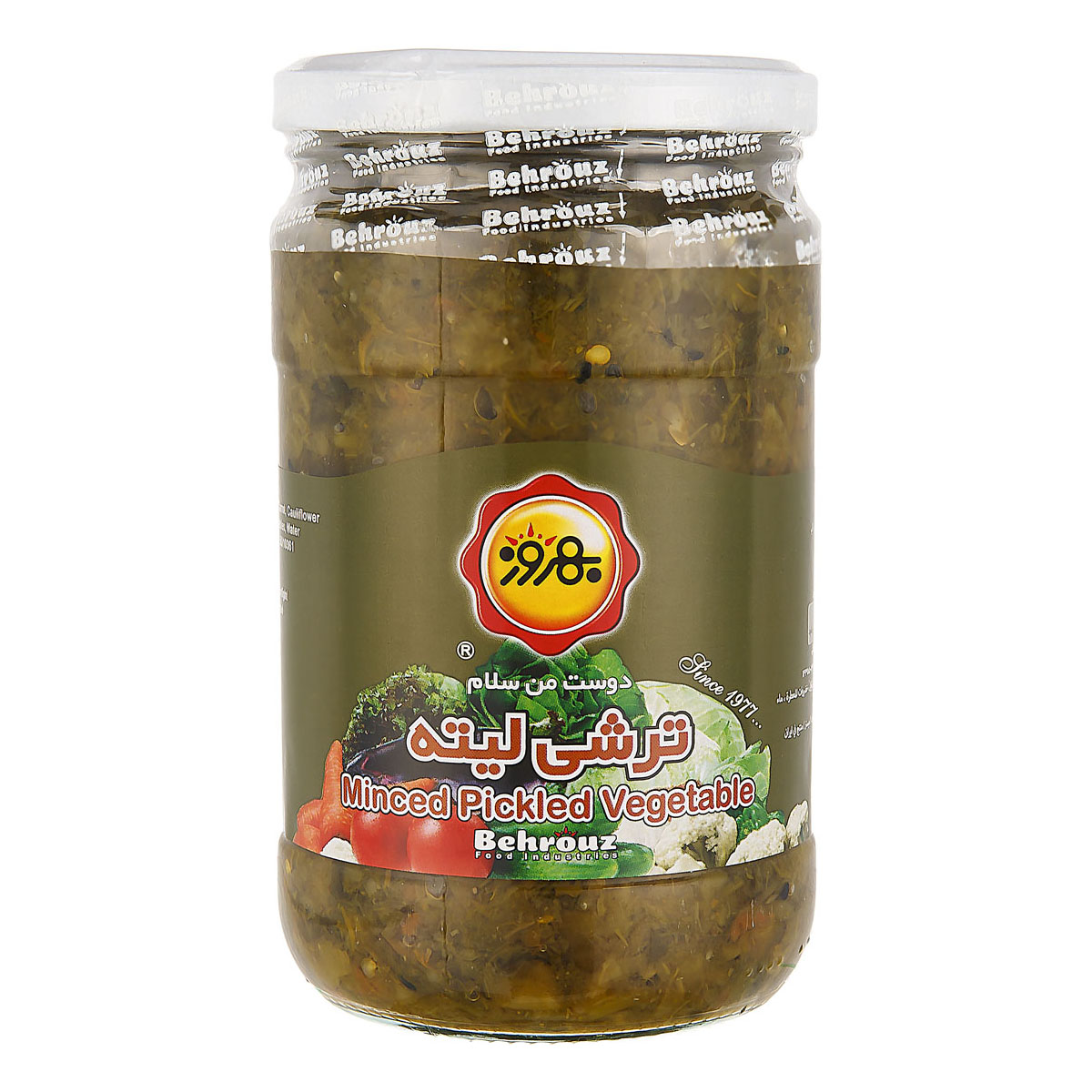 ترشی لیته 680 گرمی بهروز
