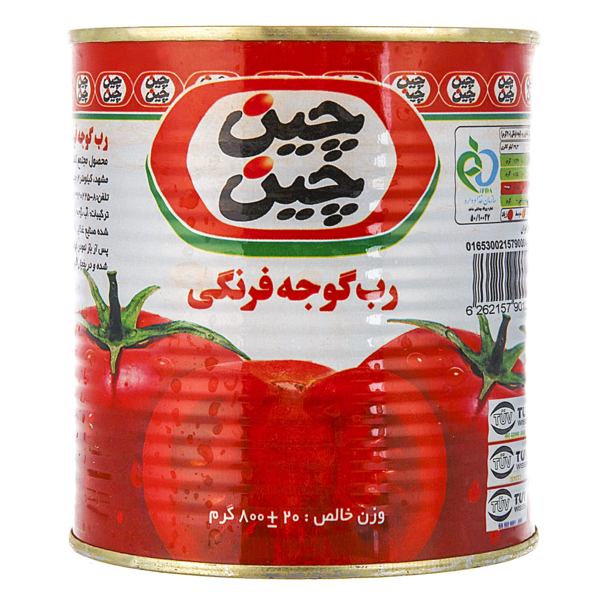 رب گوجه فرنگی 800 گرمی چین‌چین