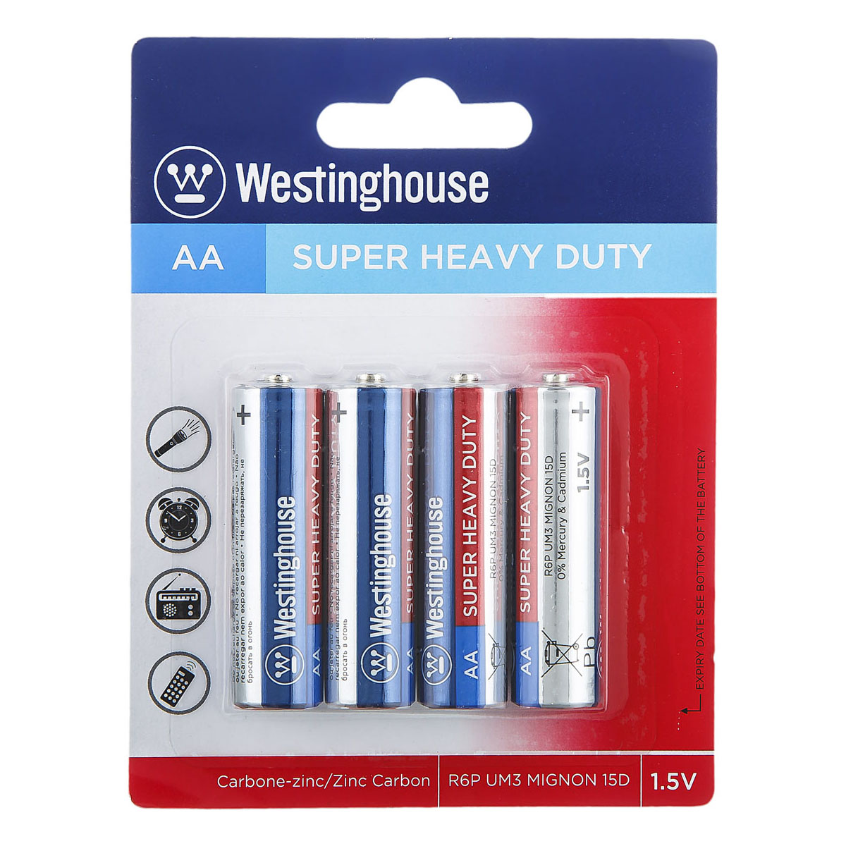 باتری قلمی Super Heavy Duty چهار عددی وستینگهاوس