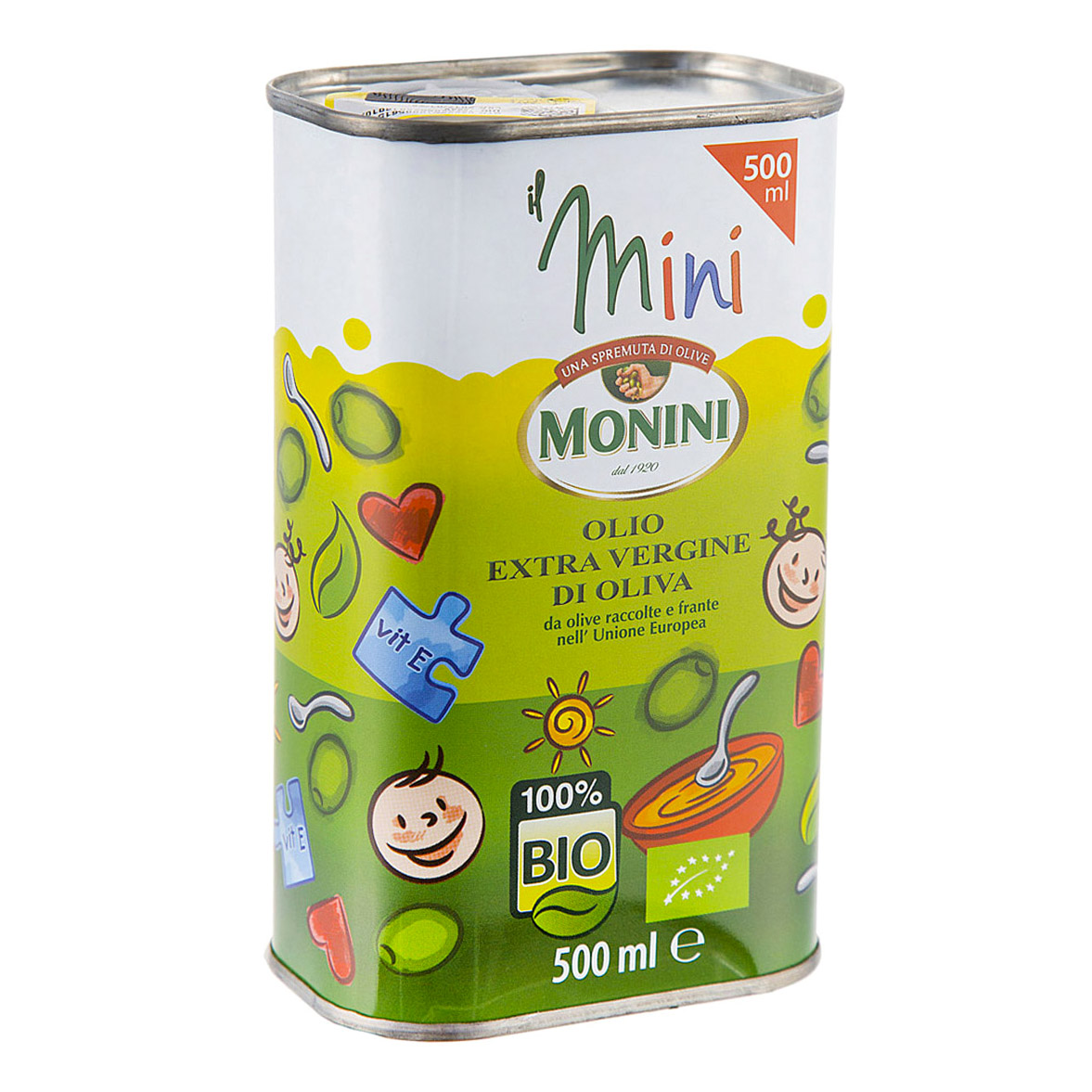 روغن زیتون ارگانیک کودکان 500 میلی‌لیتری مونینی
