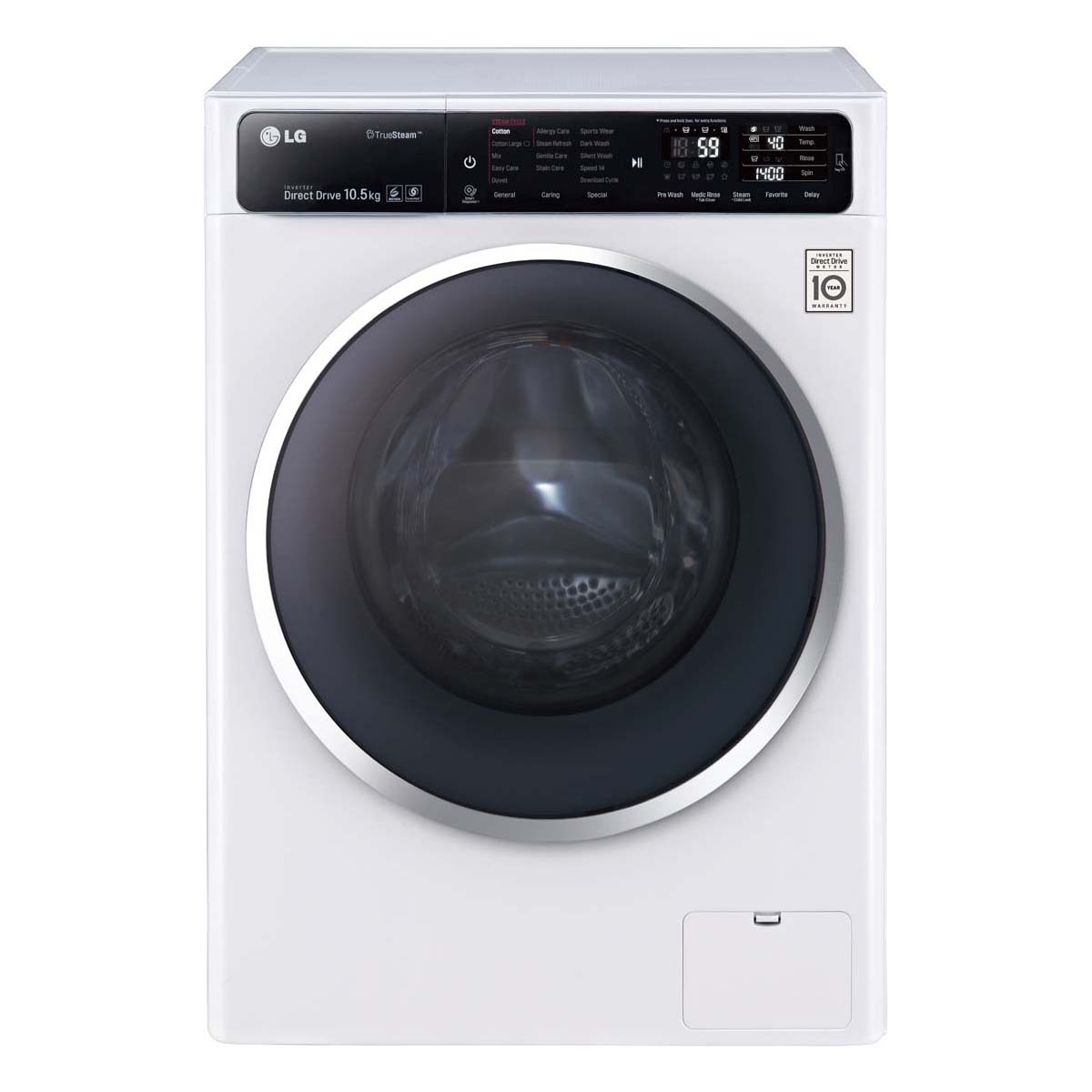 ماشین لباسشویی 10.5 کیلویی مدل WM-L1050SW ال‌جی