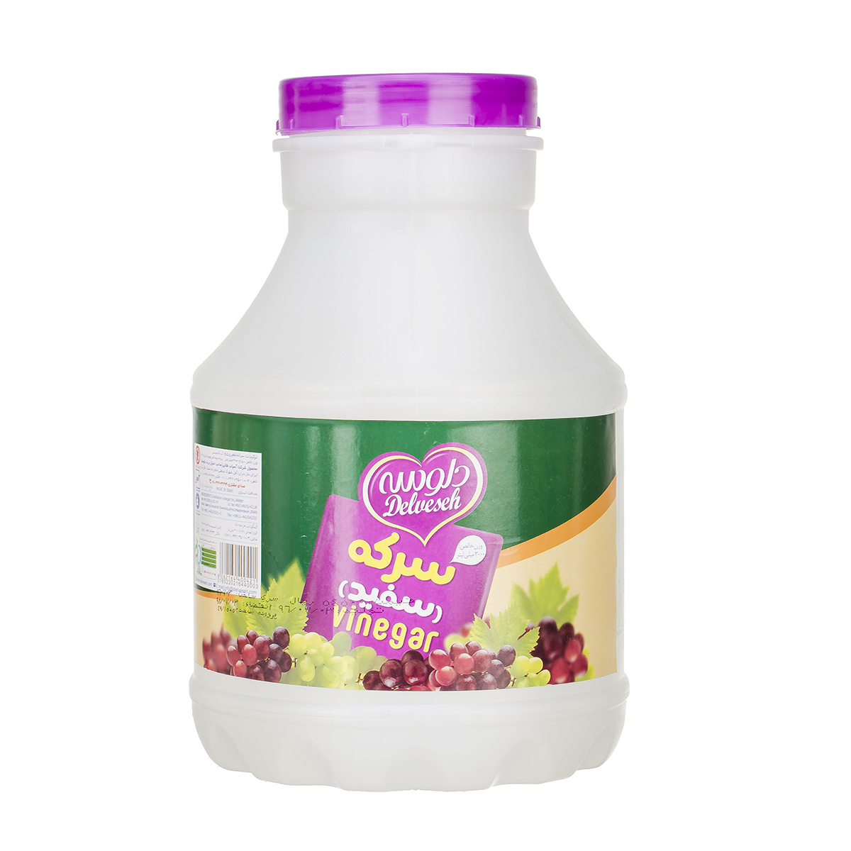 سرکه سفید 3 لیتری دلوسه