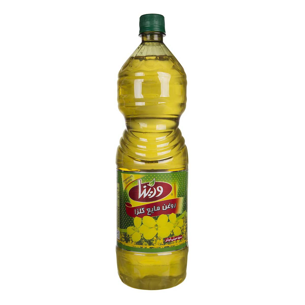 روغن مایع کلزا 1500 میلی‌لیتری ورینا