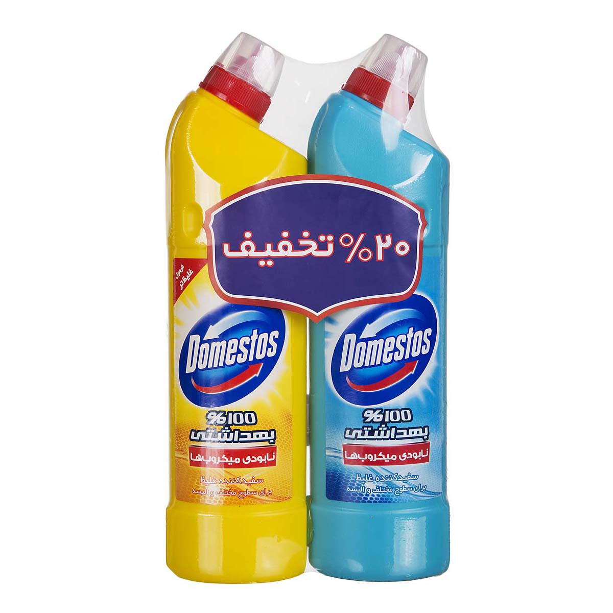 سفید کننده غلیظ 2 عددی 750 میلی‌لیتری دامستوس