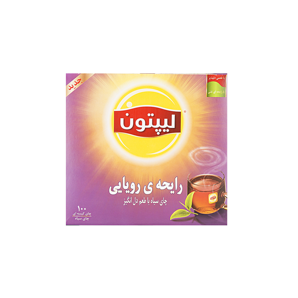 چای سیاه کیسه‌ای ۱۰۰ عددی لیپتون