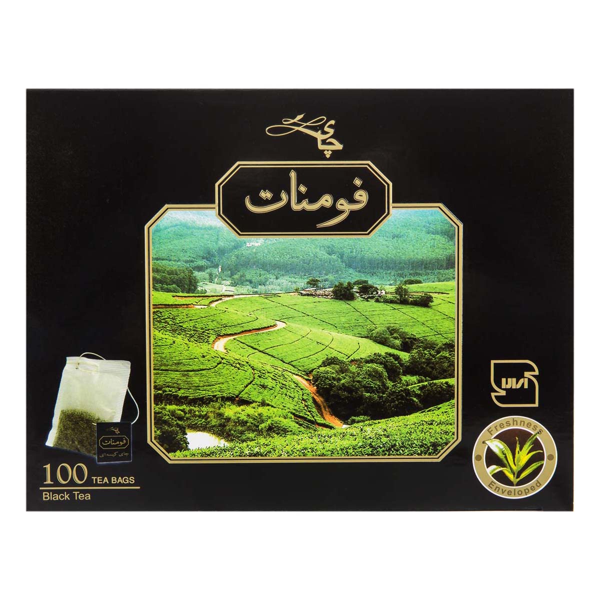 چای سیاه کیسه‌ای 100 عددی فومنات