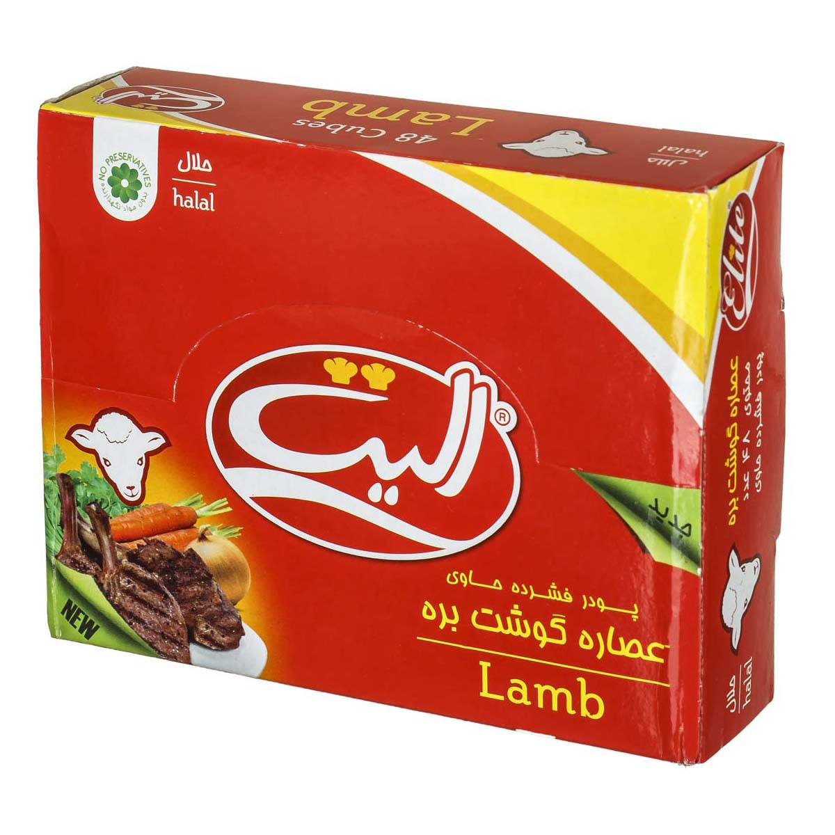 عصاره گوشت بره 48 عددی الیت