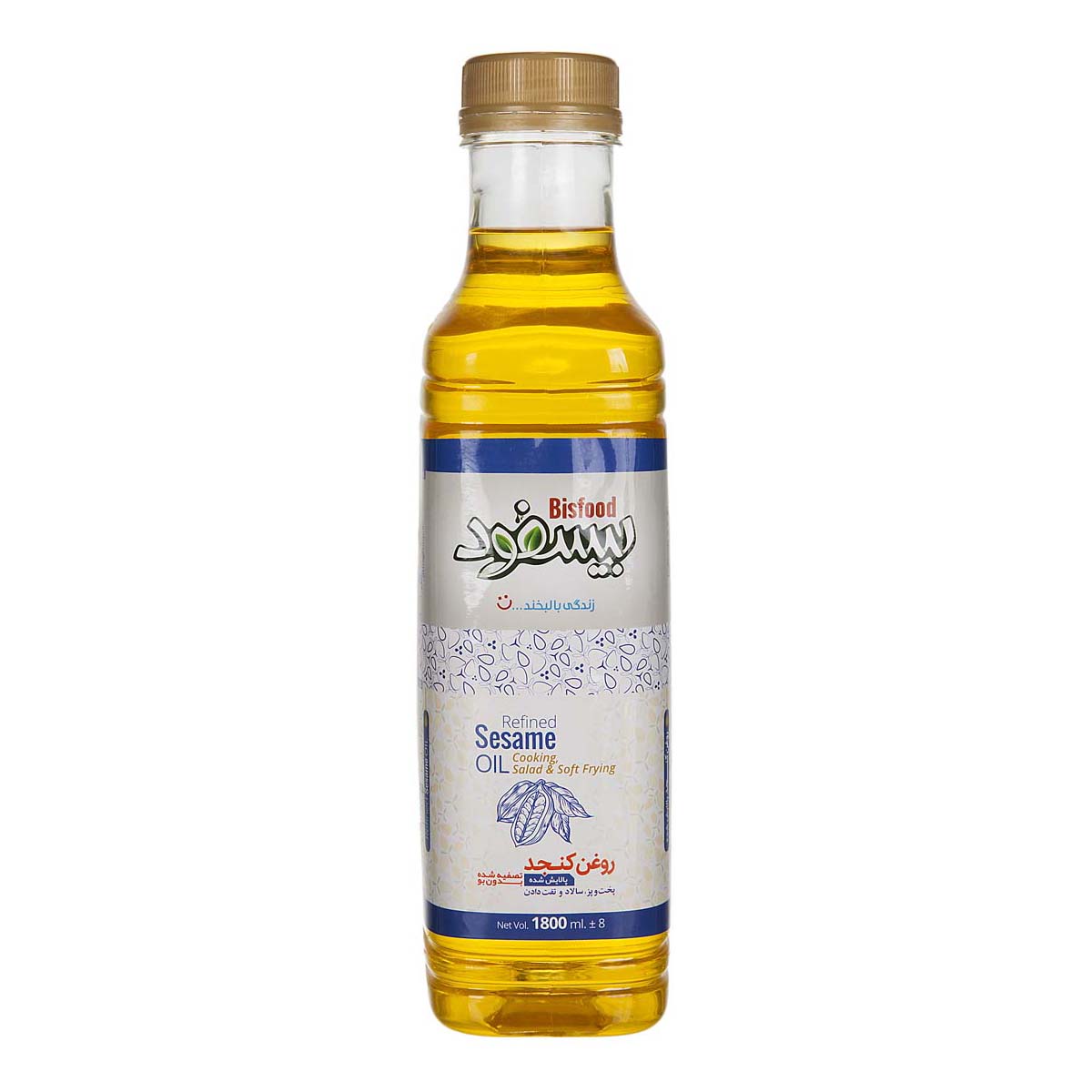 روغن کنجد بی بو 1.8 لیتری بیسفود