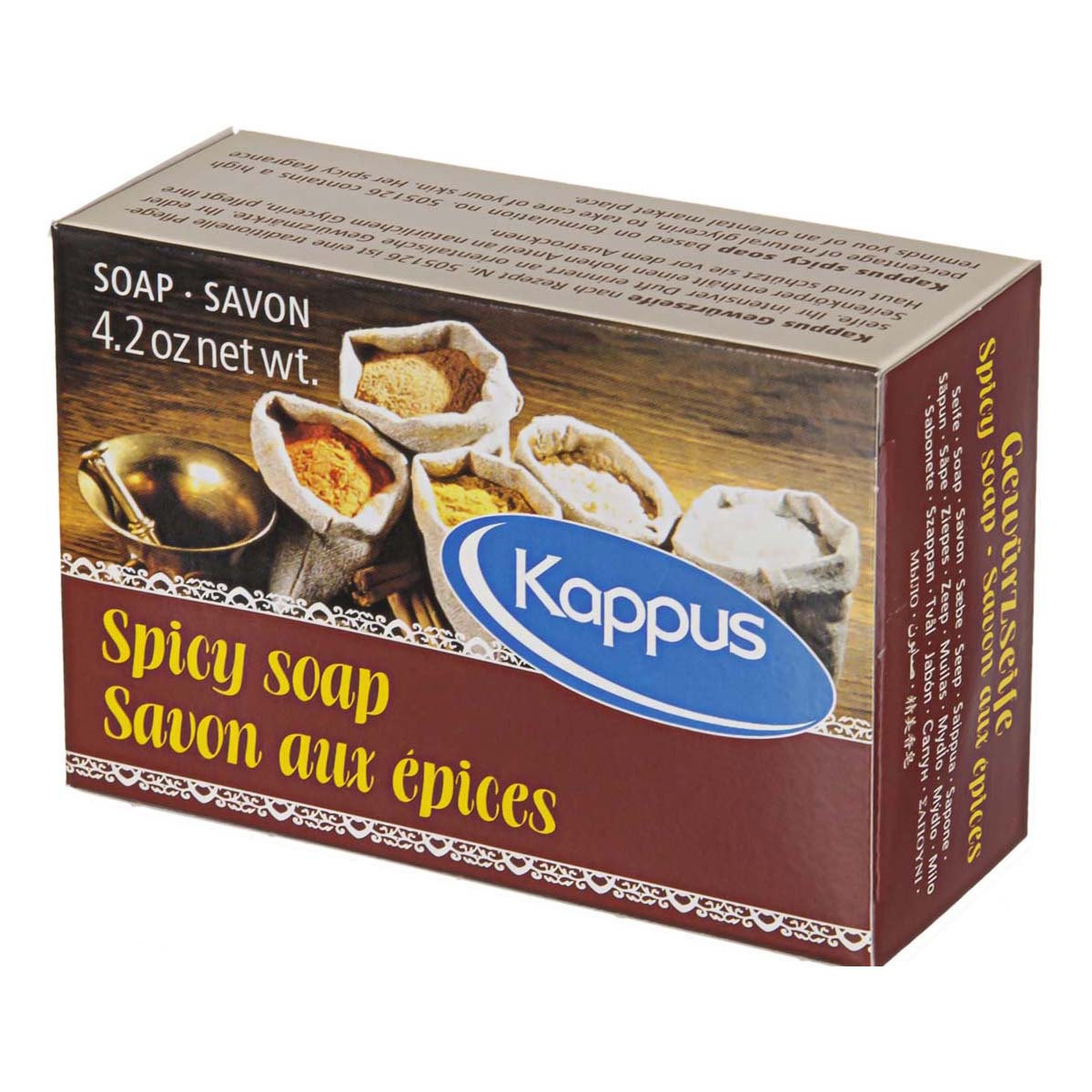 صابون اسپایسی حاوی اسانس ادویه 125 گرمی کاپوس