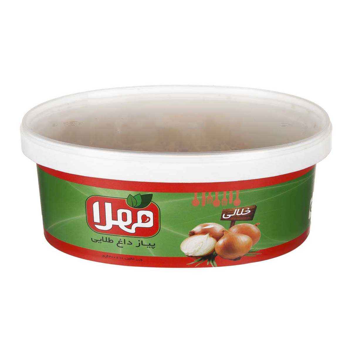 پیاز داغ طلایی خلالی 200 گرمی مهلا