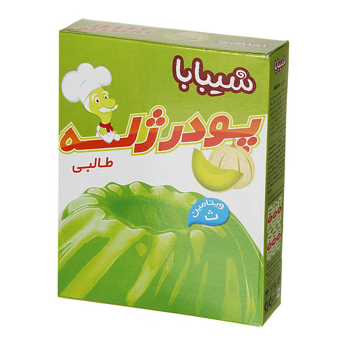 پودر ژله طالبی ویتامین ث 100 گرمی شیبابا