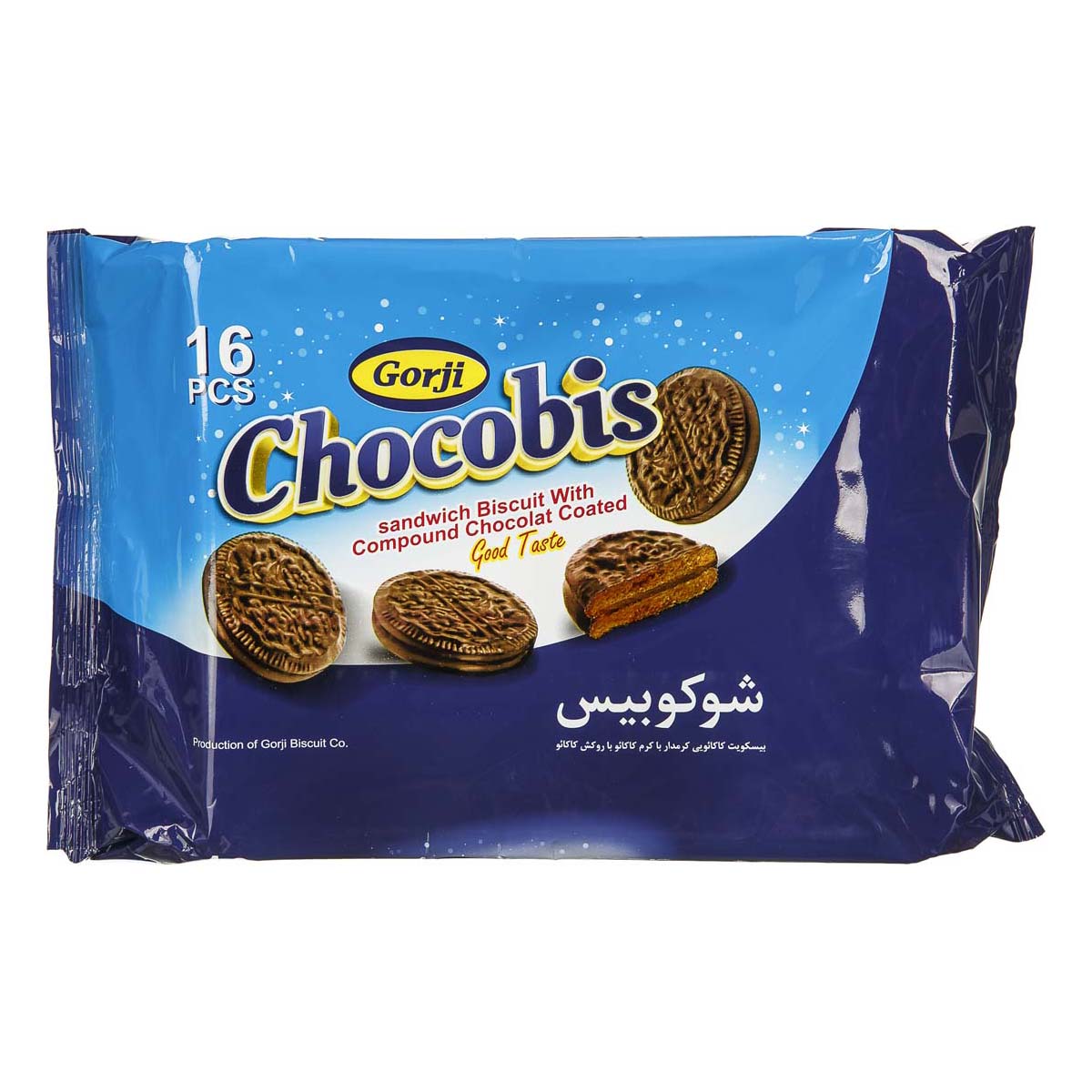 بیسکویت شوکوبیس با روکش کاکائو 240 گرمی گرجی