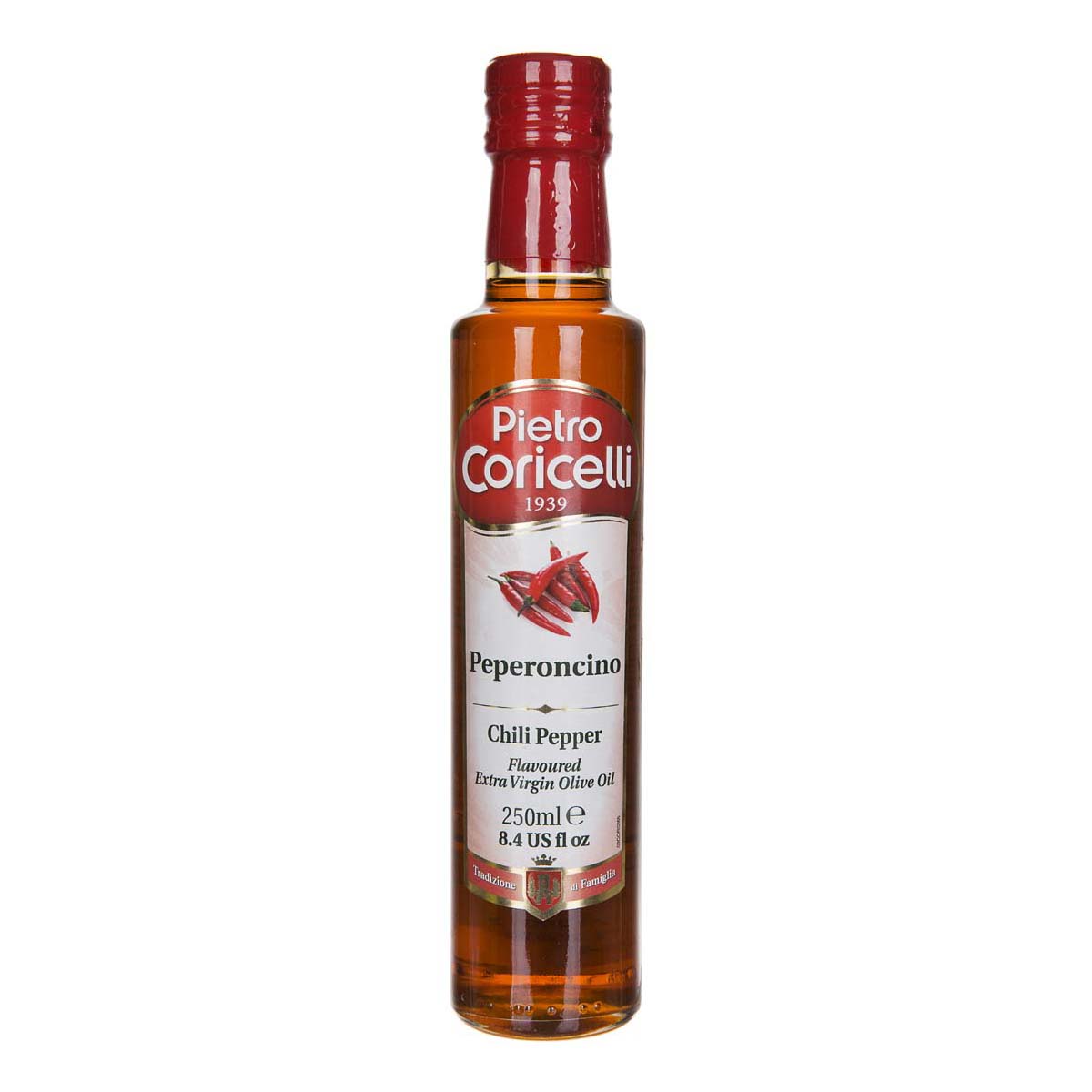 روغن زیتون فرابکر چیلی 250 میلی لیتری پیترو کریچلی
