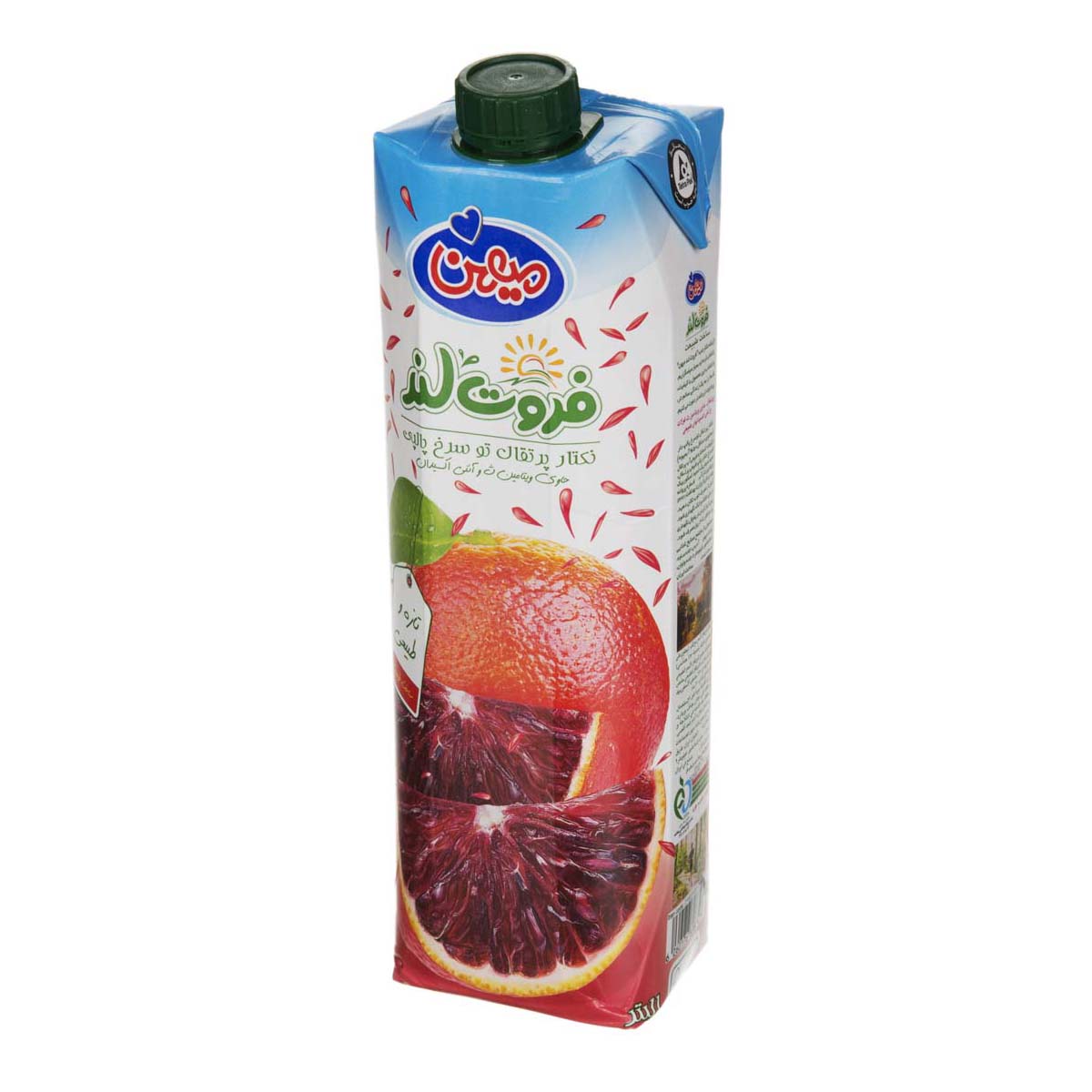 نکتار پرتقال توسرخ 1000 میلی‌‌لیتری فروت‌‌‌‌‌‌لند میهن