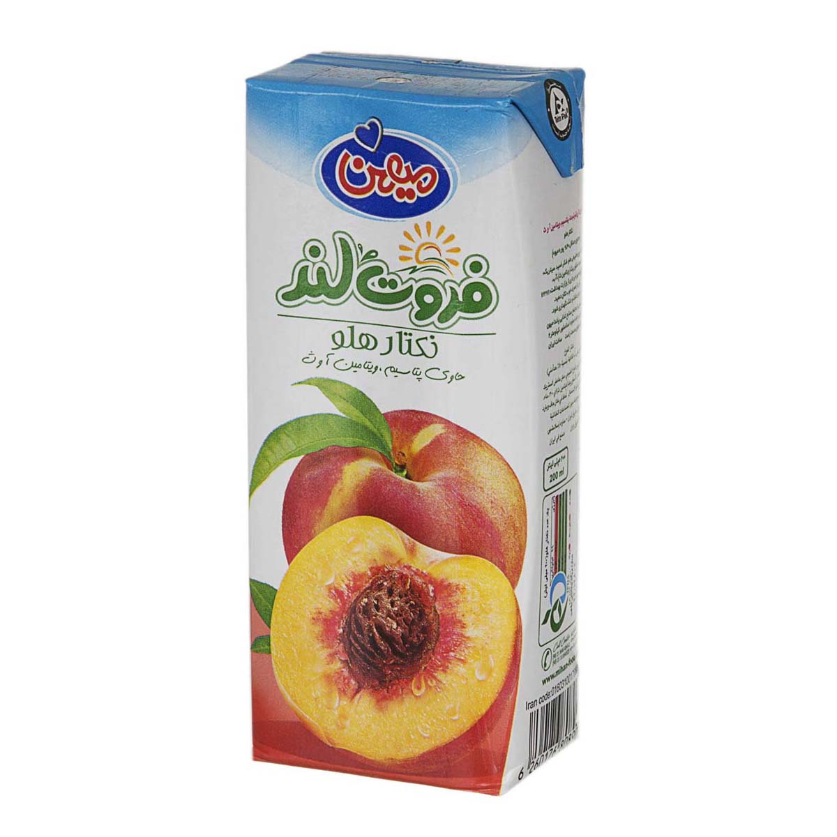 نکتار هلو 200 میلی‌‌لیتری فروت‌‌‌‌‌‌لند میهن