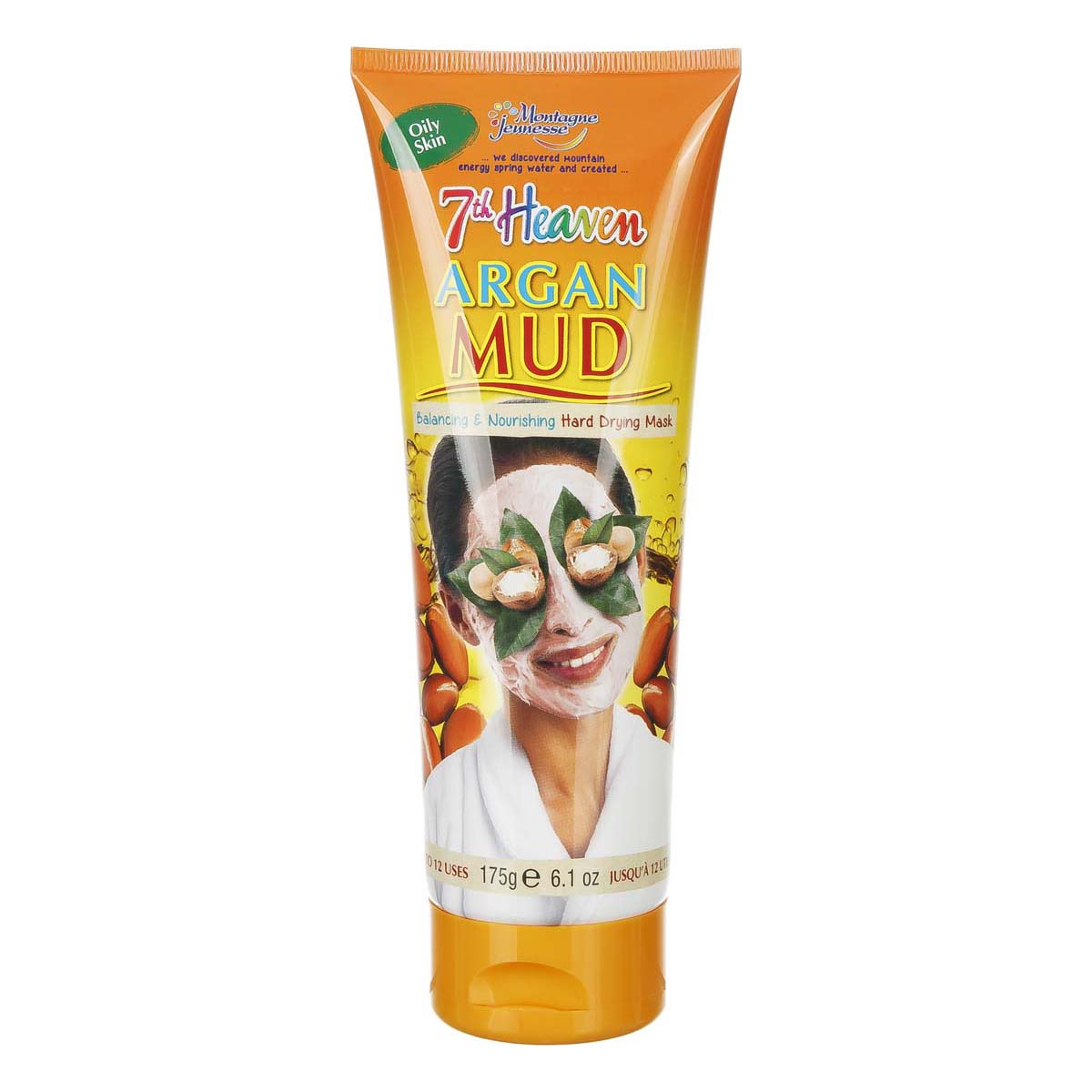 ماسک صورت روغن آرگان برای پوست های چرب و مختلط  175 گرمی مونته ژنه