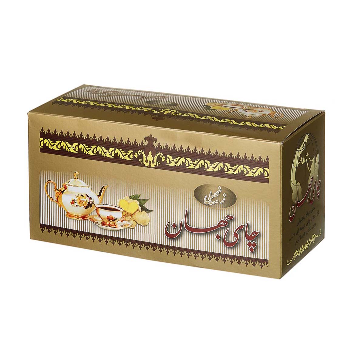 چای سیاه کیسه‌ای زنجبیلی 24 عددی جهان