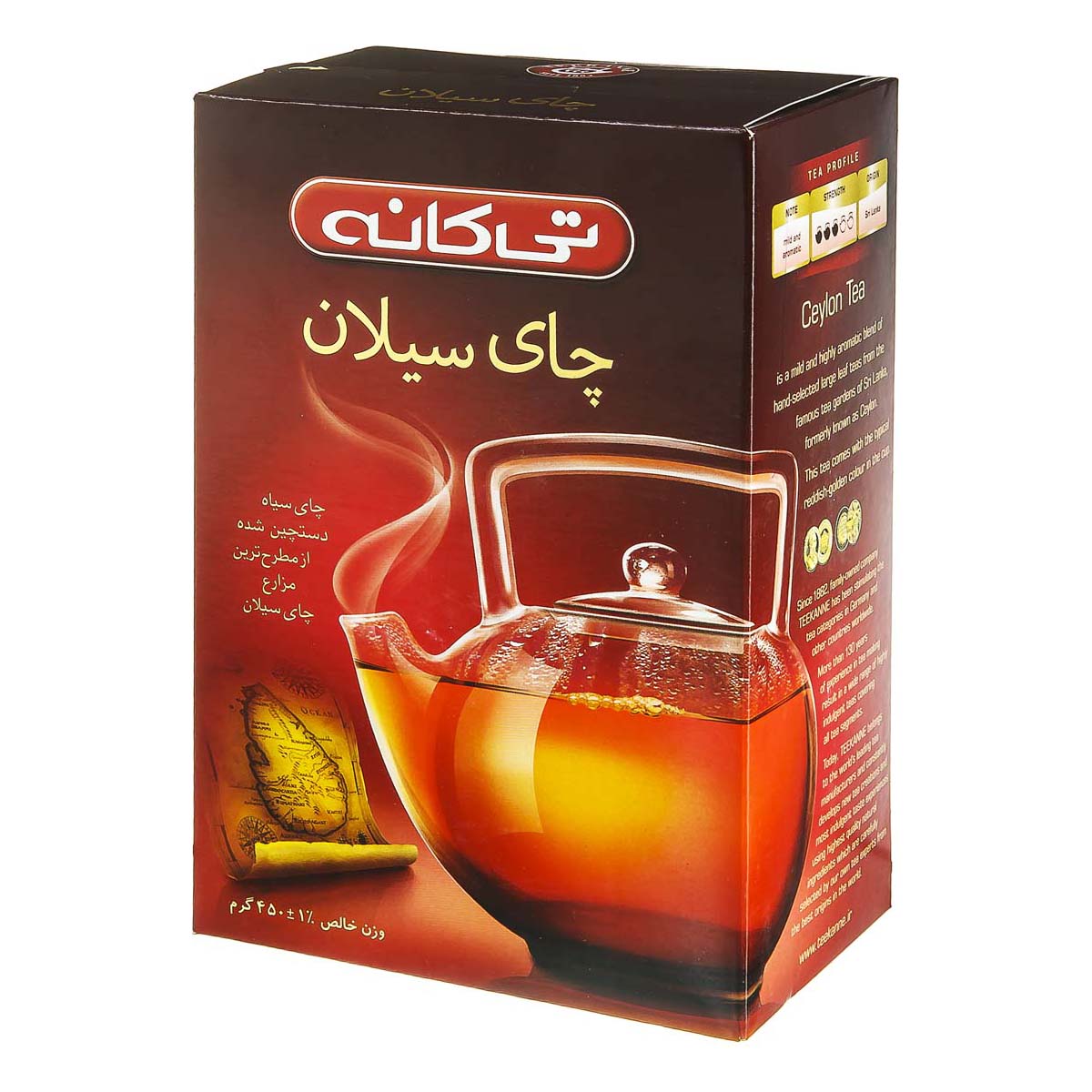 چای سیاه شکسته ممتاز 450 گرمی تی‌کانه