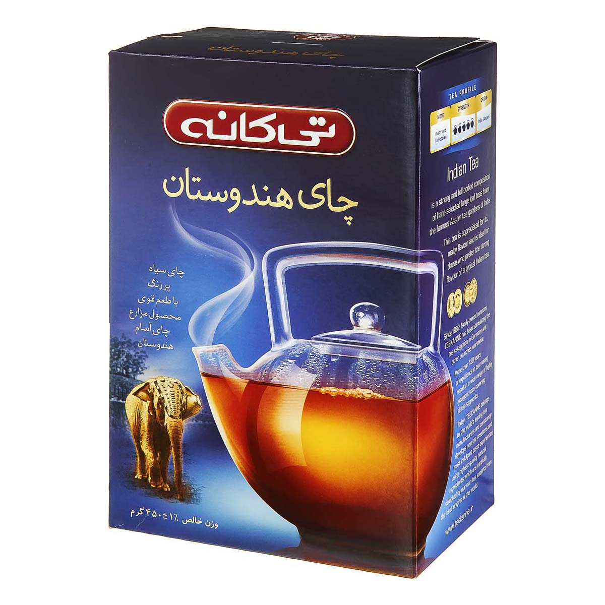 چای سیاه هندوستان 450 گرمی تی‌کانه