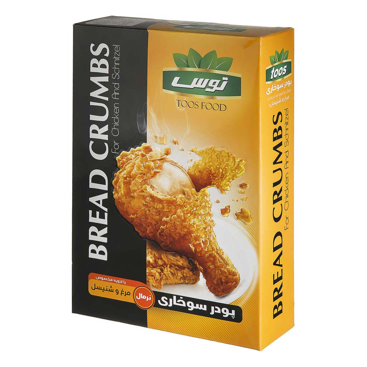 پودر سوخاری نرمال با ادویه مخصوص مرغ و شنیسل 200 گرمی توس