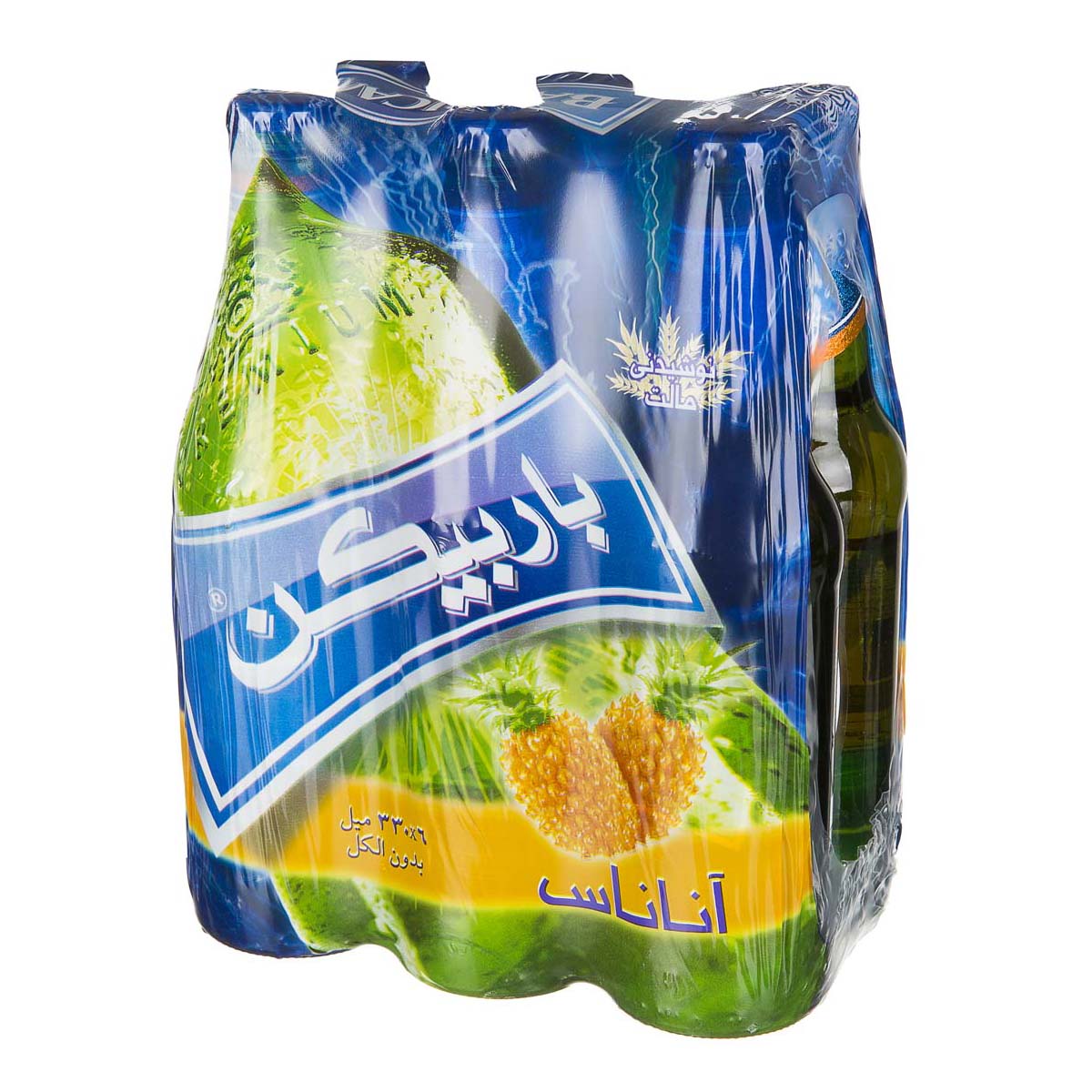 ماءالشعیر آناناس 6 عددی 330 میلی لیتری باربیکن