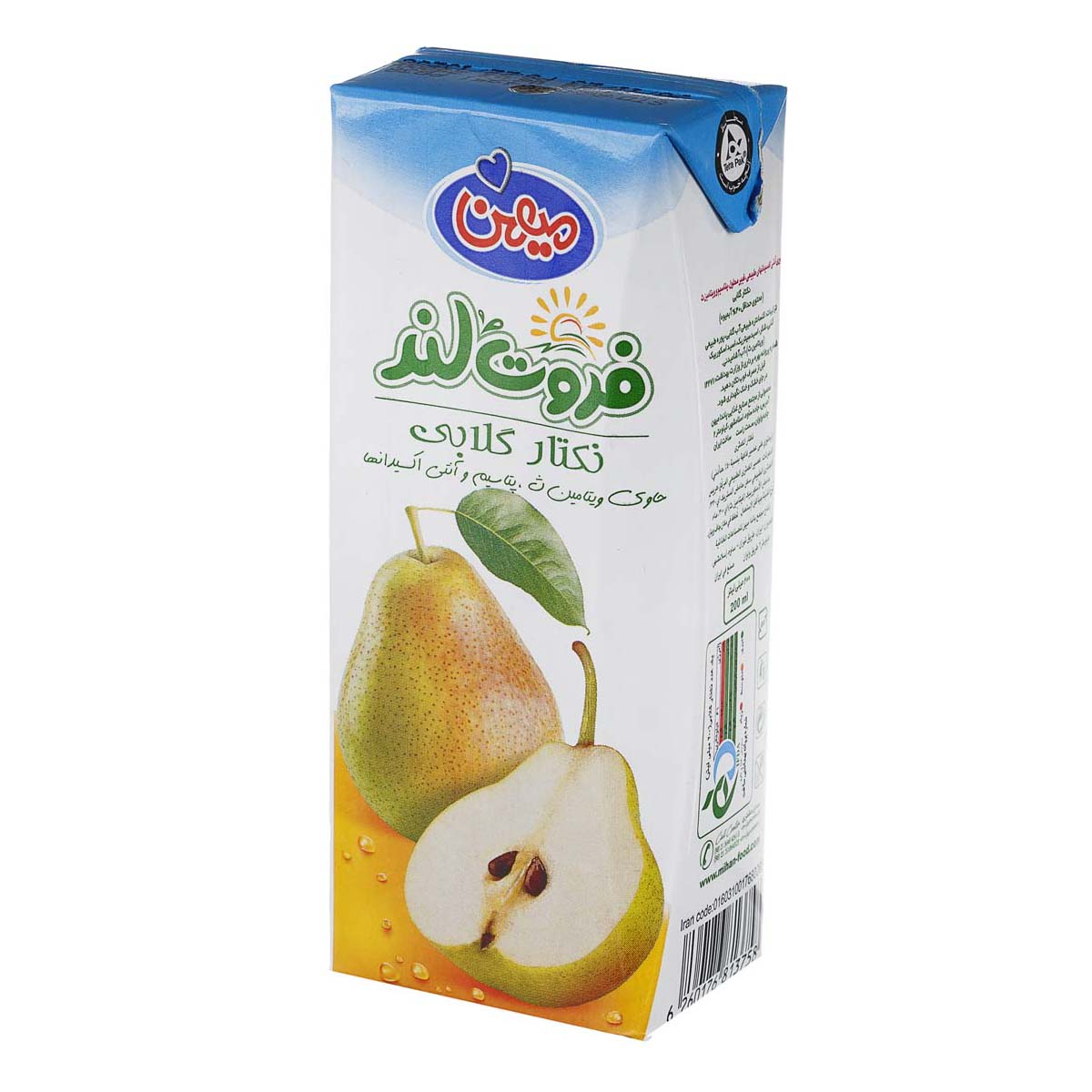 نکتار گلابی 200 میلی لیتری فروت‌‌‌‌‌‌لند میهن