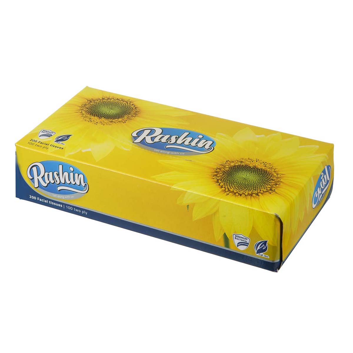 دستمال کاغذی دولایه 100 برگ راشین